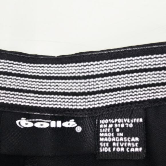 Bolle Black Golf Short Bermuda Women's Size 8 M Minimalist Preppy 3456 - Picture 3 of 6